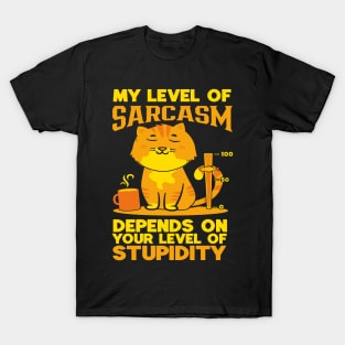 Sarcastic Cat | Hilarious Cat | Funny Cat T-Shirt